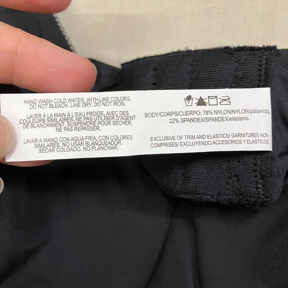 NWT Bali Women's Size 36D Black Tailored Underwire Minimizer Full Coverage Bra - Picture 7 of 12